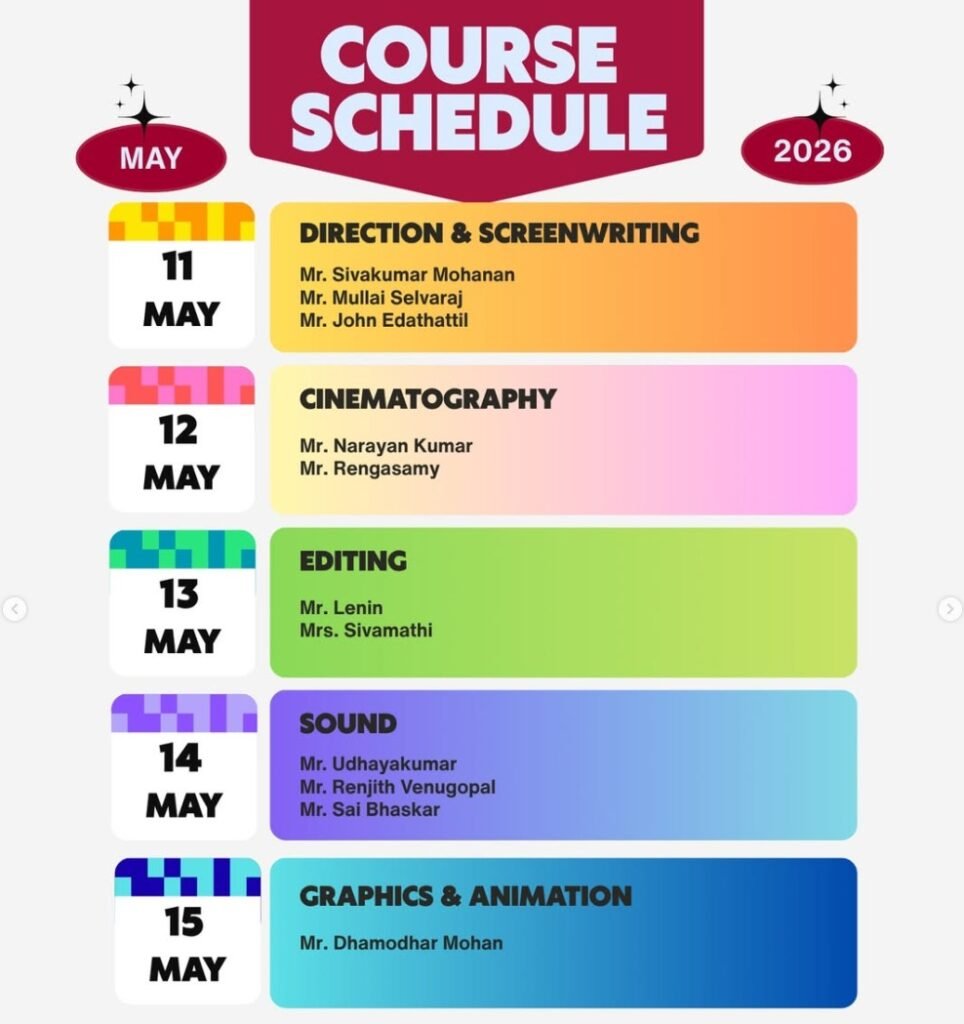 Learn filmmaking course in 5 days - SAFA summer course