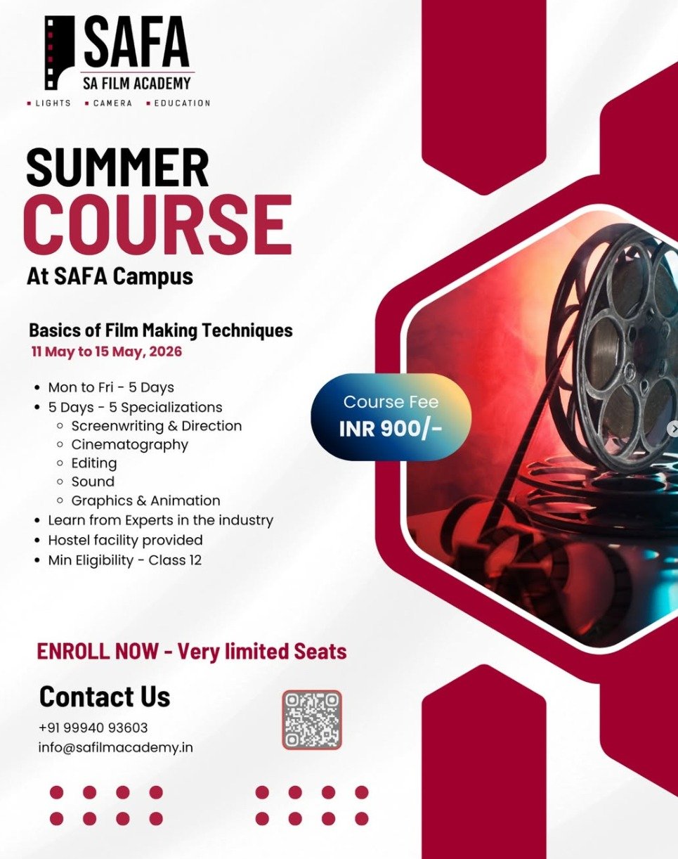 SAFA summer course in filmmaking