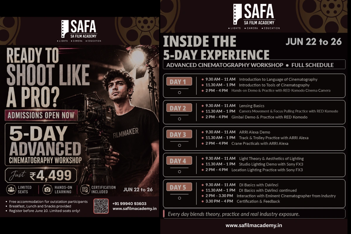 Key Highlights of SA Film Academy’s Cinematography Workshop