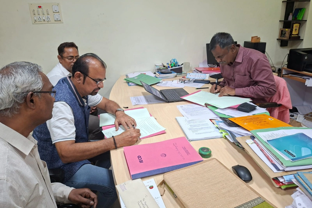 Faculty at a film institute in Tamil Nadu review a Bharathidasan University diploma in film technology course in Chennai.